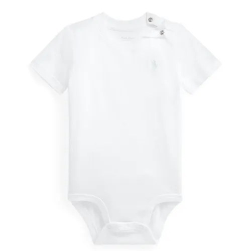 Ralph Lauren Logo Babygrow - White