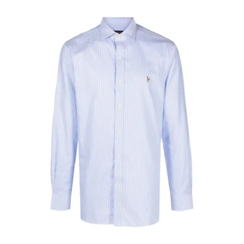 Ralph Lauren , Long sleeve dress shirt ,Blue male, Sizes: