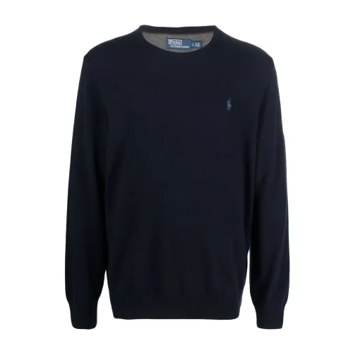 Ralph Lauren , Long Sleeve Pullover Sweaters ,Blue male, Sizes: