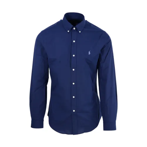 Ralph Lauren , Long Sleeve Sport Shirt ,Blue male, Sizes: