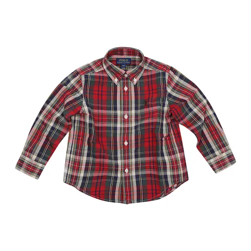 Ralph Lauren , LS BD Sport Shirt - Red Green Multi ,Multicolor unisex, Sizes: