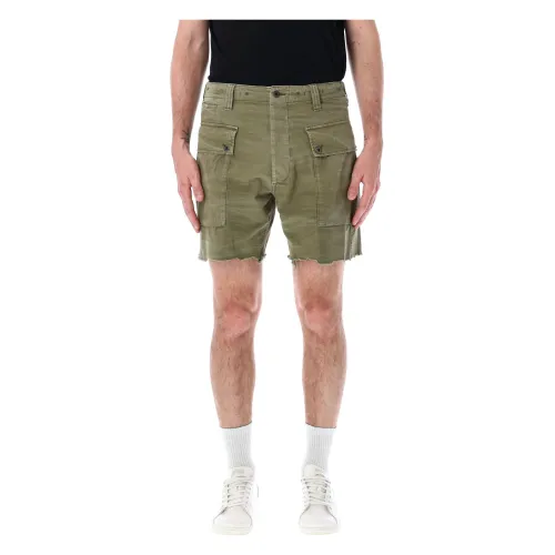 Ralph Lauren , Men's Clothing Shorts Military Ss24 ,Green male, Sizes: