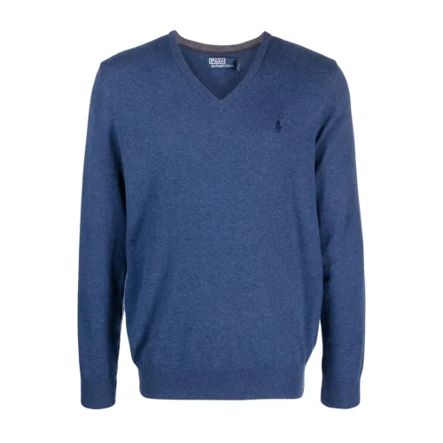 Ralph Lauren , Mens Clothing Sweatshirts Blue Aw23 ,Blue male, Sizes: