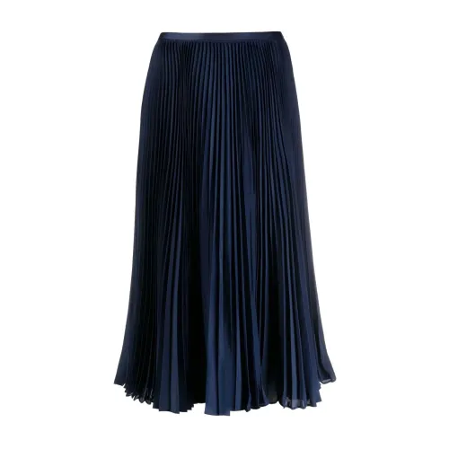 Ralph Lauren , Midi skirt ,Blue female, Sizes: