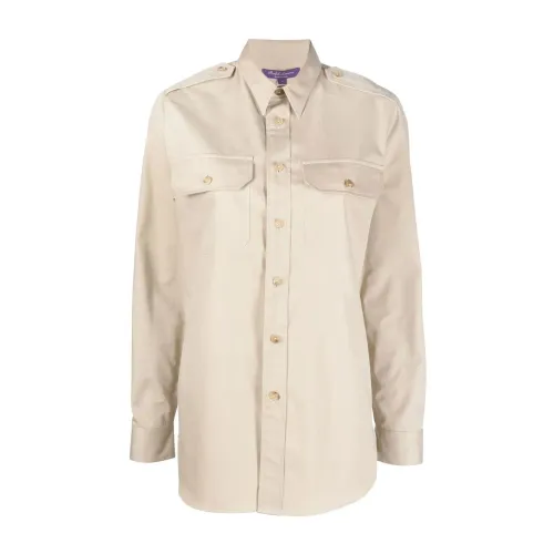 Ralph Lauren , Military Shirt ,Brown female, Sizes:
