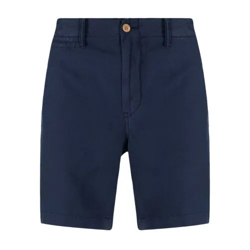 Ralph Lauren , Navy Blue Bermuda Shorts ,Blue male, Sizes: