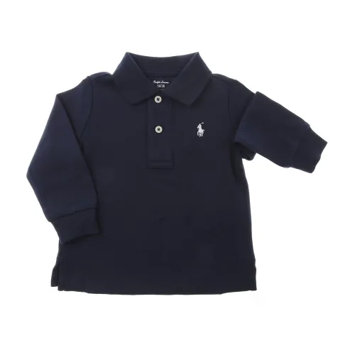 Ralph Lauren , Newborn Polo Jersey ,Blue male, Sizes: