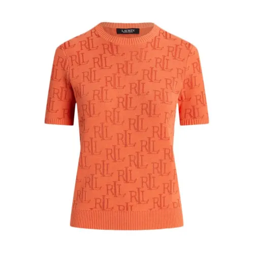 Ralph Lauren , Orange Sweaters for Women ,Orange female, Sizes: