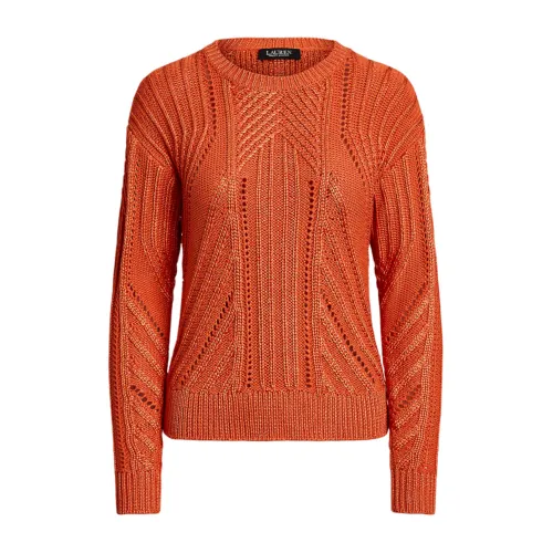 Ralph Lauren , Orange Sweaters for Women ,Orange female, Sizes:
