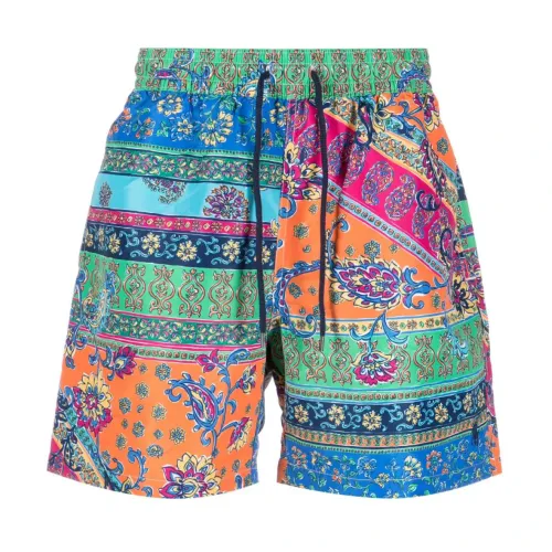 Ralph Lauren , Palm Island Paisley Swim Shorts ,Multicolor male, Sizes: