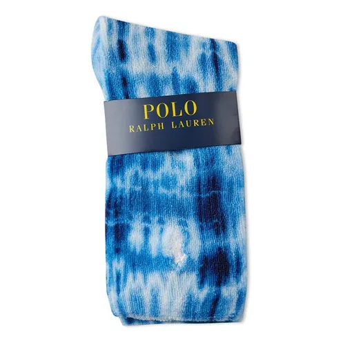 Ralph Lauren Polo 1-Pack Tie Dye Crew Socks - White
