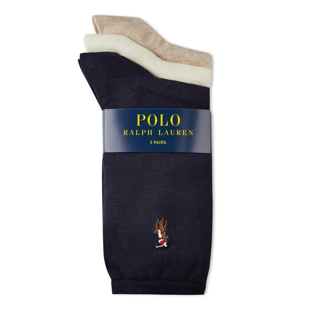 Ralph Lauren Polo 3-Pack Crew Socks - Multi