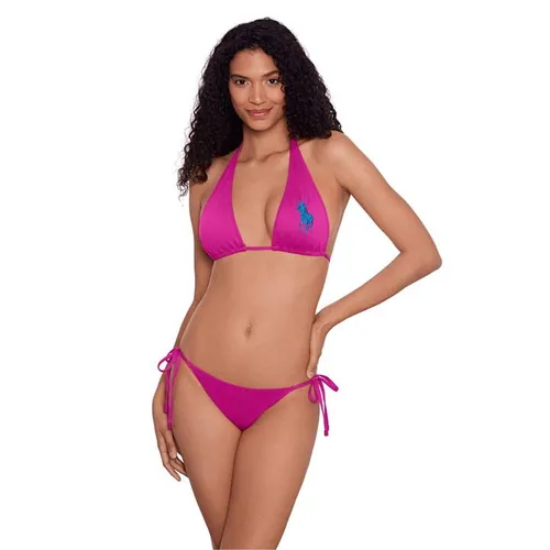 Ralph Lauren Polo Logo Icon Triangle Bikini - Pink