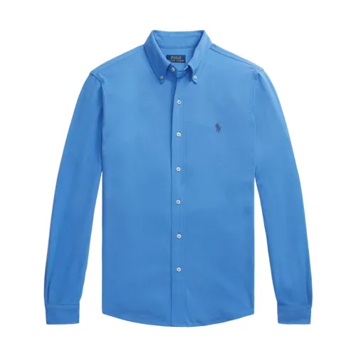 Ralph Lauren , Ralph Lauren Shirts Blue ,Blue male, Sizes:
