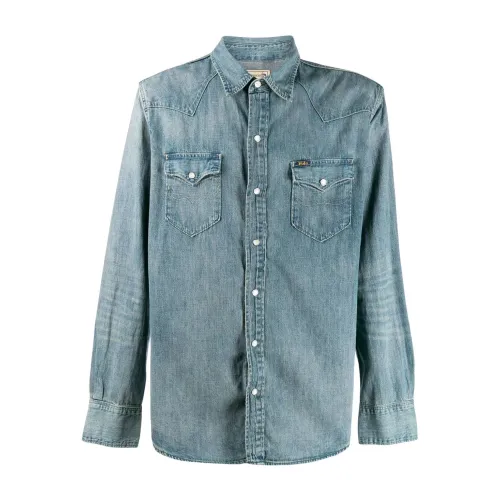 Ralph Lauren , Ralph Lauren Shirts Denim ,Blue male, Sizes: