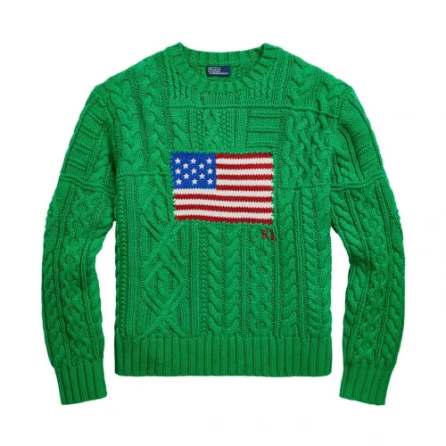 Ralph Lauren , Ralph Lauren Sweaters Green ,Green female, Sizes: