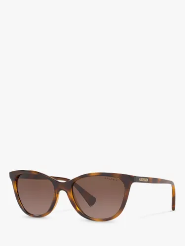 Ralph Lauren Ralph RA5259 Women's Polarised Oval Sunglasses, Tortoise/Brown Gradient - Brown Mid - Female