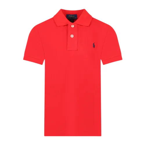 Ralph Lauren , Red Cotton Polo Shirt with Short Sleeves ,Red male, Sizes: