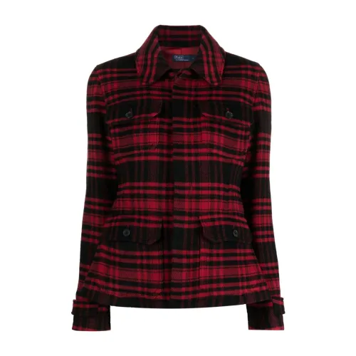 Ralph Lauren , Red Plaid Check Shirt ,Red female, Sizes: