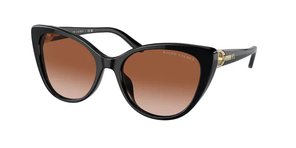 Ralph Lauren RL8215BU Asian Fit 500113 Women's Sunglasses Black Size 56