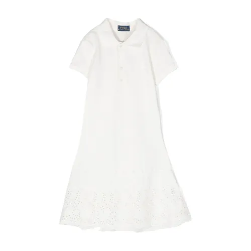 Ralph Lauren , Short sleeve day dress (7-16) ,White female, Sizes: