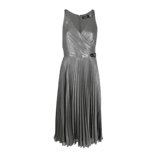 Ralph Lauren , Silver Dresses for Women ,Gray female, Sizes: