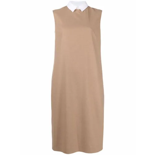 Ralph Lauren , Sleeveless-Day Dress ,Beige female, Sizes: