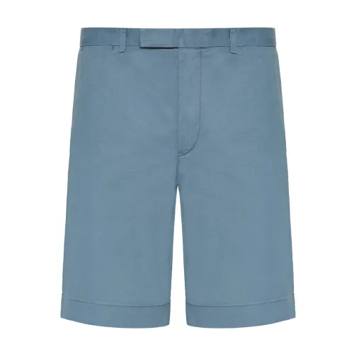 Ralph Lauren , Slim Fit Stretch Shorts ,Blue male, Sizes: