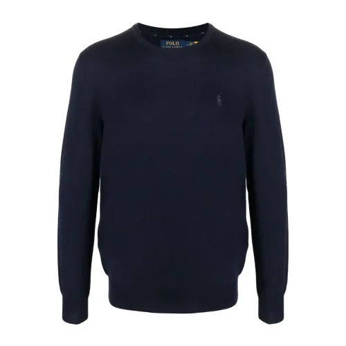 Ralph Lauren , Slim Fit Sweater ,Blue male, Sizes: