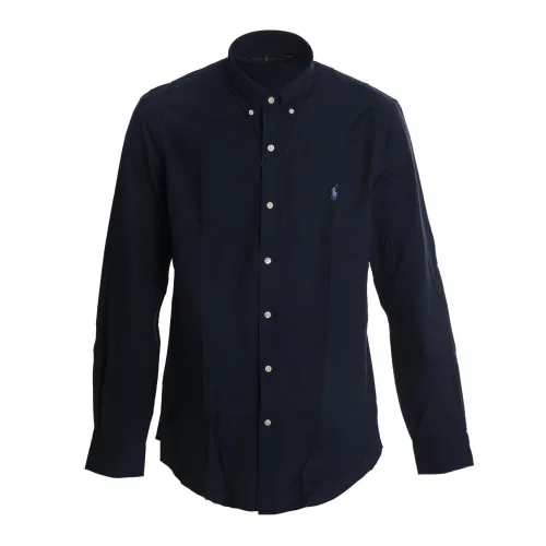 Ralph Lauren , Slim Navy Formal Shirt ,Blue male, Sizes: