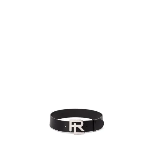 Ralph Lauren , Sophisticated Leather Wide Belt ,Black female, Sizes: