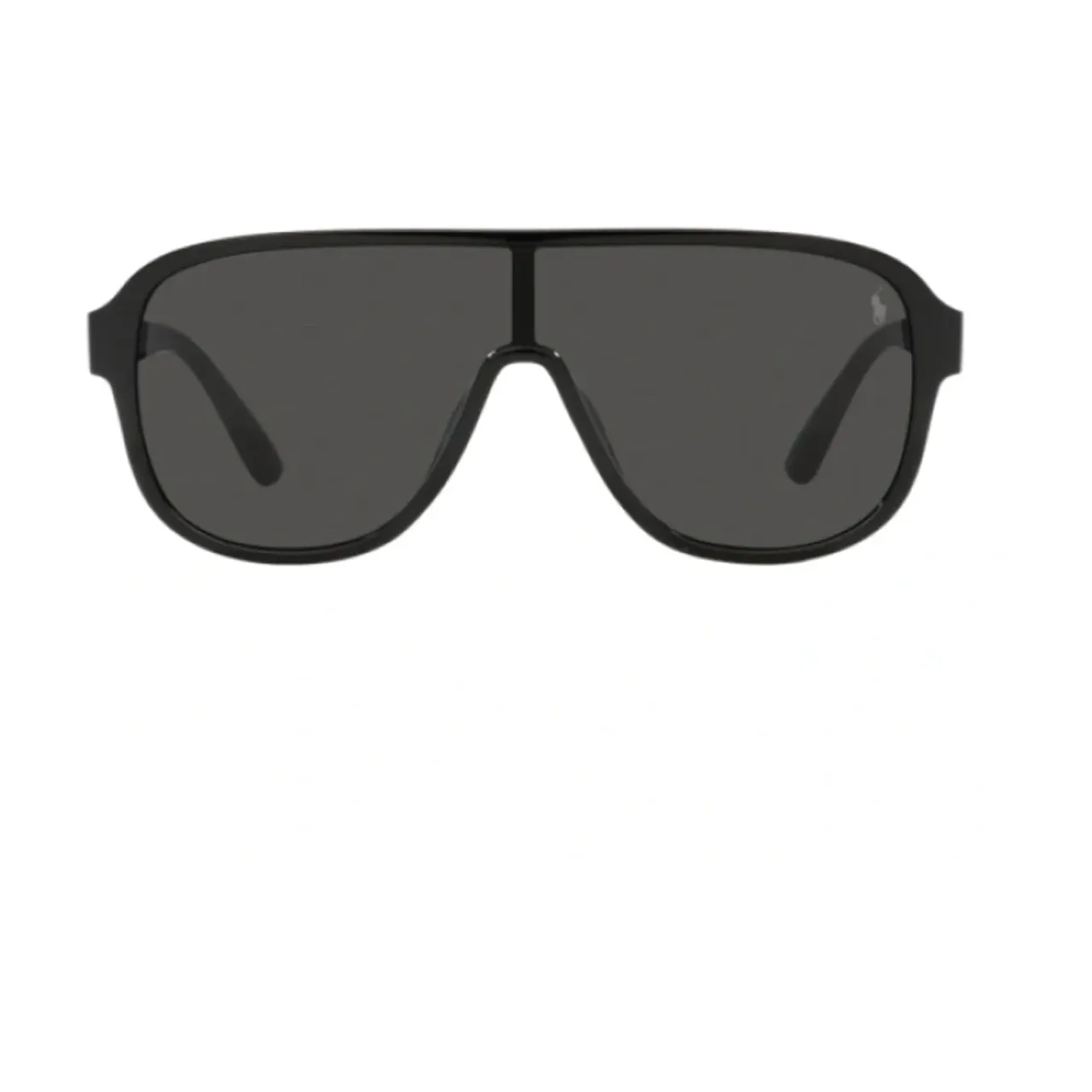Ralph Lauren , Sporty and Casual Sunglasses with Dark Grey Lenses ,Black unisex, Sizes: