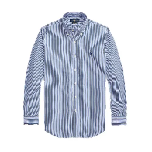 Ralph Lauren , Sporty Long Sleeve Shirt ,Blue male, Sizes: