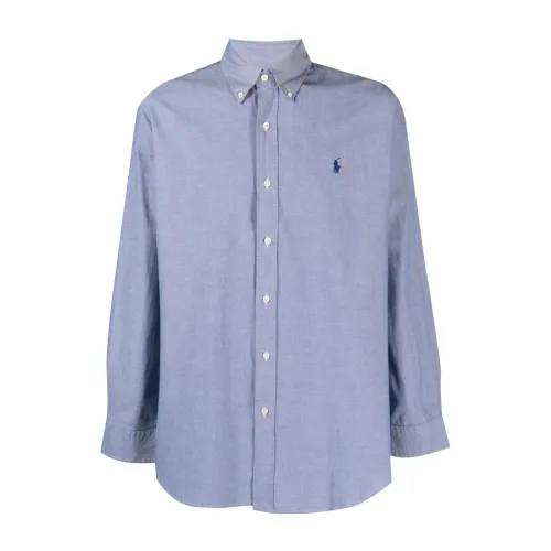 Ralph Lauren , Stretch Oxford Shirt ,Blue male, Sizes: