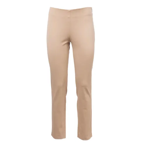Ralph Lauren , Stretch Slim-Fit Pants ,Beige female, Sizes:
