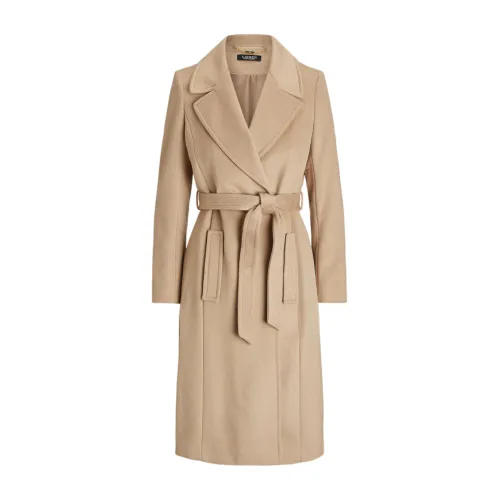 Ralph Lauren , Stylish Coats for Women ,Beige female, Sizes: