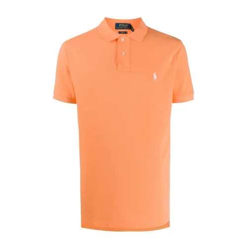 Ralph Lauren , Stylish Cotton Polo Shirt ,Orange male, Sizes:
