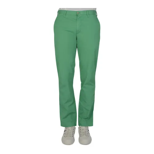 Ralph Lauren , Stylish Cropped Straight Trousers ,Green female, Sizes: