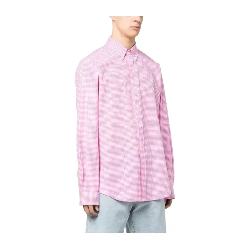 Ralph Lauren , Stylish Men`s Casual Shirt ,Pink male, Sizes: