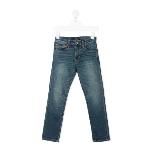 Ralph Lauren , Stylish Mid-Rise Straight Jeans ,Blue male, Sizes: