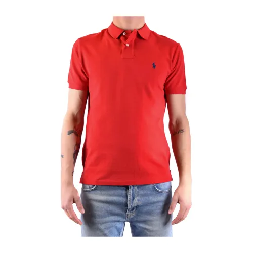 Ralph Lauren , Stylish Polo Shirt for Men ,Red male, Sizes: