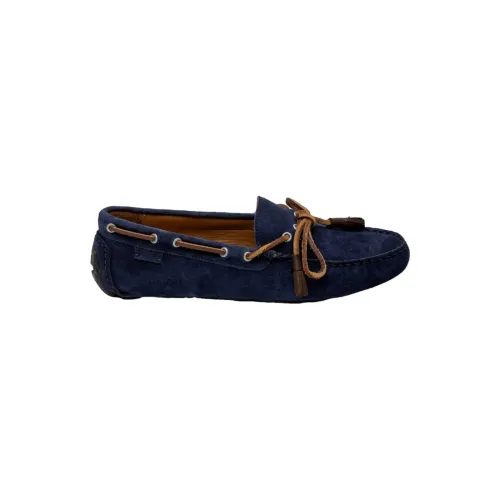 Ralph Lauren , Stylish Suede Moccasin Shoes ,Blue male, Sizes: