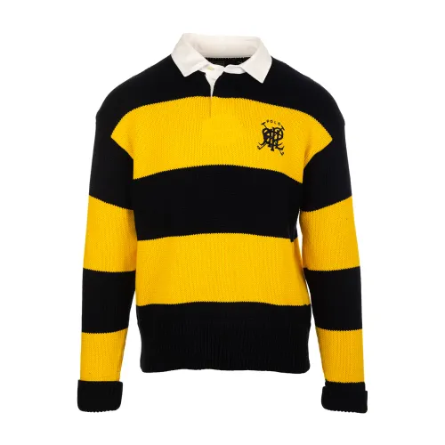 Ralph Lauren , Stylish Sweaters ,Yellow male, Sizes: