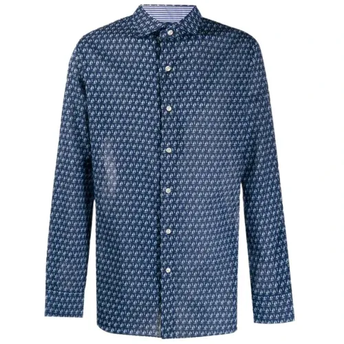 Ralph Lauren , Upgrade Your Casual Wardrobe with this Slim-Fit Shirt ,Blue male, Sizes: