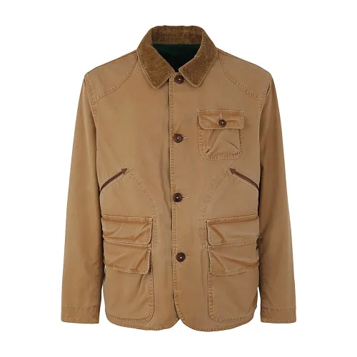 Ralph Lauren , Upgrade Your Wardrobe with Stylish Field Jacket ,Brown male, Sizes: