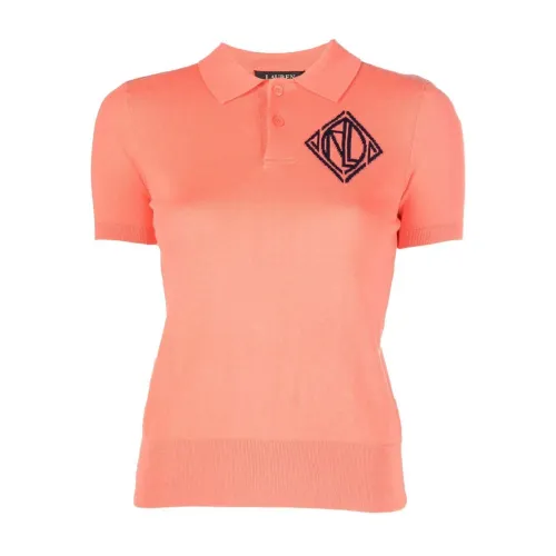 Ralph Lauren , Vrajaija short sleeve pullover ,Orange female, Sizes: