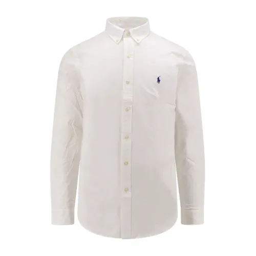 Ralph Lauren , White Buttoned-Down Collar Shirt ,White male, Sizes: