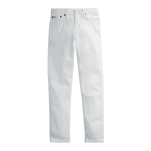 Ralph Lauren , White Jeans with Belt Loops ,White male, Sizes: