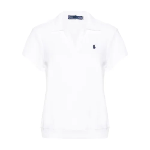 Ralph Lauren , White T-shirts and Polos Terry Polo ,White female, Sizes: