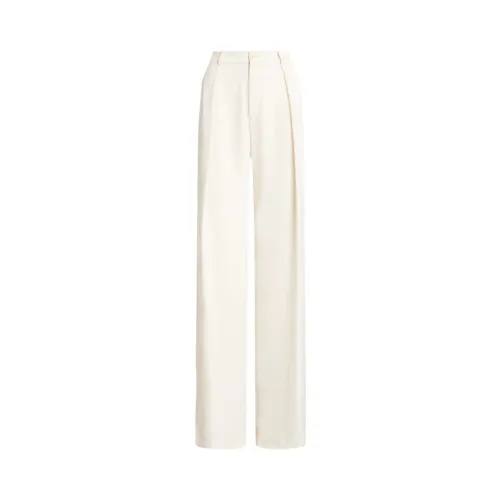 Ralph Lauren , White Trousers for Women ,White female, Sizes:
